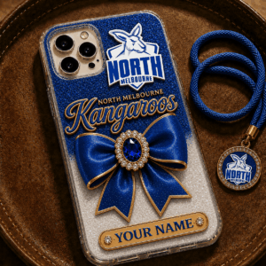 Auspiritmerch North Melbourne Phone Case Custom Name Gift For Fan