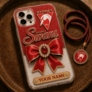 Auspiritmerch Sydney Swans Phone Case Custom Name Gift For Fan
