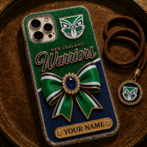 Auspiritmerch New Zealand Warriors Phone Case Custom Name Gift For Fan