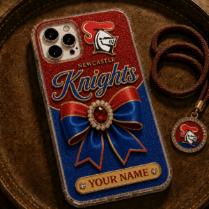 Auspiritmerch Newcastle Knights Phone Case Custom Name Gift For Fan
