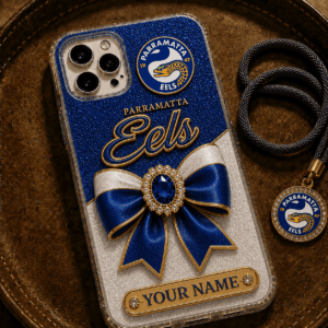 Auspiritmerch Parramatta Eels Phone Case Custom Name Gift For Fan