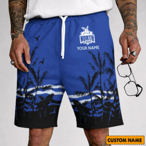 Auspiritmerch North Melbourne Custom Name Summer Short Pants Gift For Fans