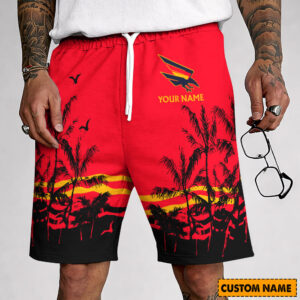 Auspiritmerch Adelaide Crows Custom Name Summer Short Pants Gift For Fans
