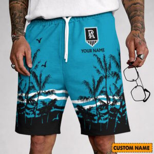 Auspiritmerch Port Adelaide Custom Name Summer Short Pants Gift For Fans