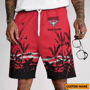 Auspiritmerch Essendon Custom Name Summer Short Pants Gift For Fans