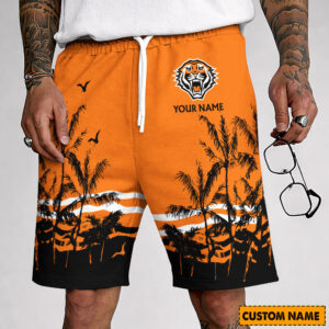 Auspiritmerch Wests Tigers Custom Name Summer Short Pants Gift For Fans