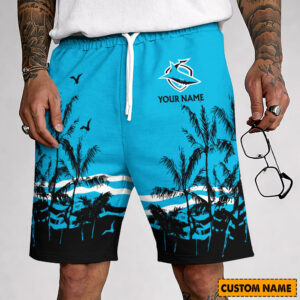 Auspiritmerch Cronulla-Sutherland Sharks Custom Name Summer Short Pants Gift For Fans
