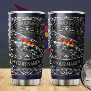 Auspiritmerch Adelaide Crows Custom Stanley Quencher 20oz Stainless Steel Tumbler