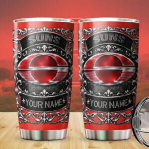 Auspiritmerch Gold Coast Suns Custom Stanley Quencher 20oz Stainless Steel Tumbler