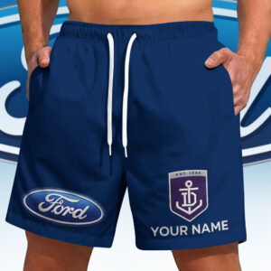 Auspiritmerch Fremantle Dockers x Ford Short Pants Custom Name Gift For Fan