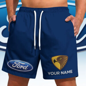 Auspiritmerch Hawthorn Hawks x Ford Short Pants Custom Name Gift For Fan