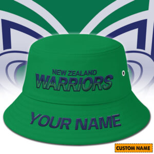 Auspiritmerch New Zealand Warriors Bucket Hat Custom Name Vintage Daily Casual Fashion