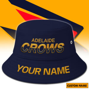 Auspiritmerch Adelaide Crows Bucket Hat Custom Name Vintage Daily Casual Fashion