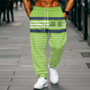 Auspiritmerch Canberra Raiders Casual Sweatpants Custom Name Gift For Fan