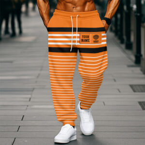 Auspiritmerch Wests Tigers Casual Sweatpants Custom Name Gift For Fan
