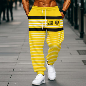 Auspiritmerch Richmond Tigers Casual Sweatpants Custom Name Gift For Fan