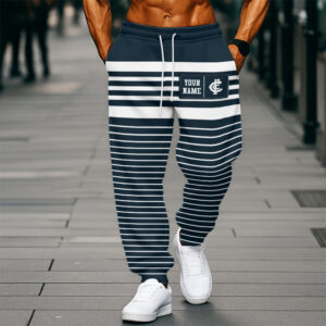 Auspiritmerch Carlton Blues Casual Sweatpants Custom Name Gift For Fan