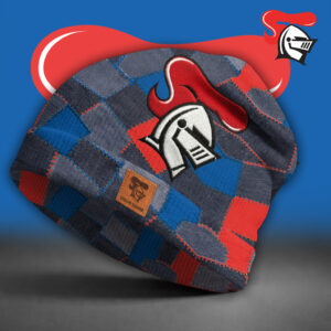 Auspiritmerch Newcastle Knights Beanie Hat Custom Name Gift For Fans