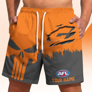 Auspiritmerch GWS Giants Short Pants Custom Name Gifts For Fan