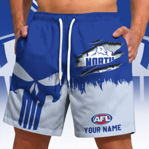 Auspiritmerch North Melbourne Short Pants Custom Name Gifts For Fan