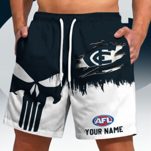 Auspiritmerch Carlton Blues Short Pants Custom Name Gifts For Fan