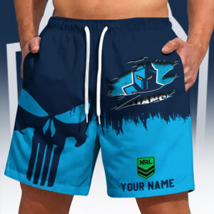 Auspiritmerch Gold Coast Titans Short Pants Custom Name Gifts For Fan