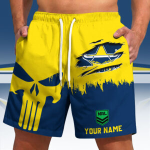 Auspiritmerch North Queensland Cowboys Short Pants Custom Name Gifts For Fan