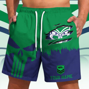 Auspiritmerch New Zealand Warriors Short Pants Custom Name Gifts For Fan