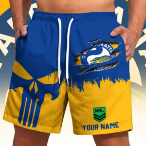 Auspiritmerch Parramatta Eels Short Pants Custom Name Gifts For Fan