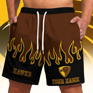 Auspiritmerch Hawthorn Hawks Short Pants Custom Name Gifts For Fan