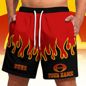 Auspiritmerch Gold Coast Suns Short Pants Custom Name Gifts For Fan