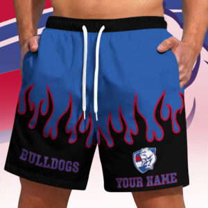 Auspiritmerch Western Bulldogs Short Pants Custom Name Gifts For Fan