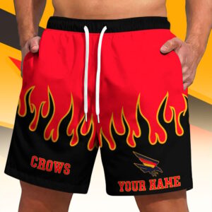 Auspiritmerch Adelaide Crows Short Pants Custom Name Gifts For Fan