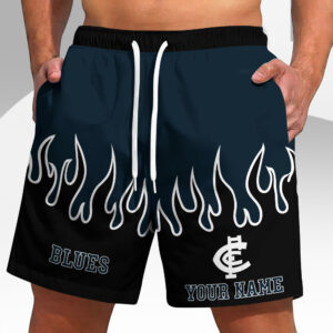 Auspiritmerch Carlton Blues Short Pants Custom Name Gifts For Fan