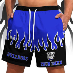 Auspiritmerch Canterbury-Bankstown Bulldogs Short Pants Custom Name Gifts For Fan