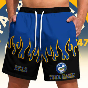 Auspiritmerch Parramatta Eels Short Pants Custom Name Gifts For Fan