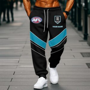 Auspiritmerch Port Adelaide Custom Any Name Sweatpants Gifts For Fan