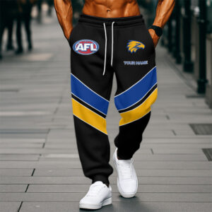 Auspiritmerch West Coast Eagles Custom Any Name Sweatpants Gifts For Fan