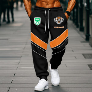 Auspiritmerch Wests Tigers Custom Any Name Sweatpants Gifts For Fan