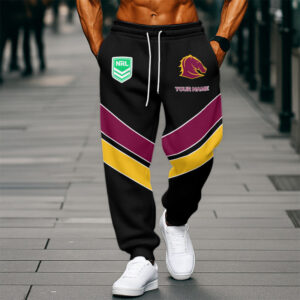 Auspiritmerch Brisbane Broncos Custom Any Name Sweatpants Gifts For Fan