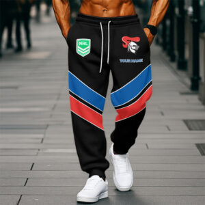 Auspiritmerch Newcastle Knights Custom Any Name Sweatpants Gifts For Fan