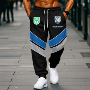 Auspiritmerch Canterbury-Bankstown Bulldogs Custom Any Name Sweatpants Gifts For Fan