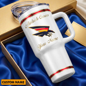 Auspiritmerch Adelaide Crows Custom Stanley Cup 40 oz 30 oz Tumbler With Handle