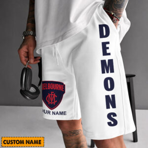 Auspiritmerch Melbourne Demons Short Pants Custom Name Gifts For Fan