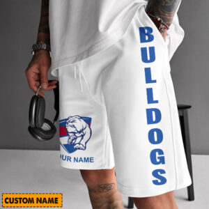 Auspiritmerch Western Bulldogs Short Pants Custom Name Gifts For Fan