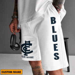 Auspiritmerch Carlton Blues Short Pants Custom Name Gifts For Fan
