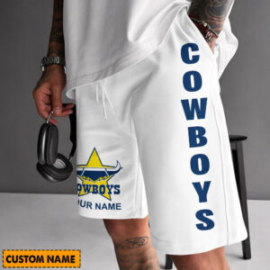 Auspiritmerch North Queensland Cowboys Short Pants Custom Name Gifts For Fan