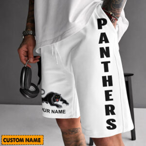 Auspiritmerch Penrith Panthers Short Pants Custom Name Gifts For Fan