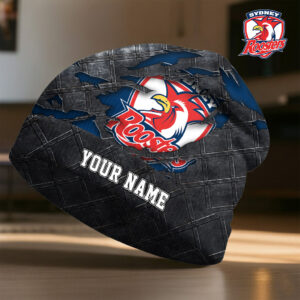 Auspiritmerch Sydney Roosters Beanie Hat Custom Name Gift For Fans