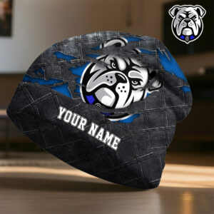 Auspiritmerch Canterbury-Bankstown Bulldogs Beanie Hat Custom Name Gift For Fans